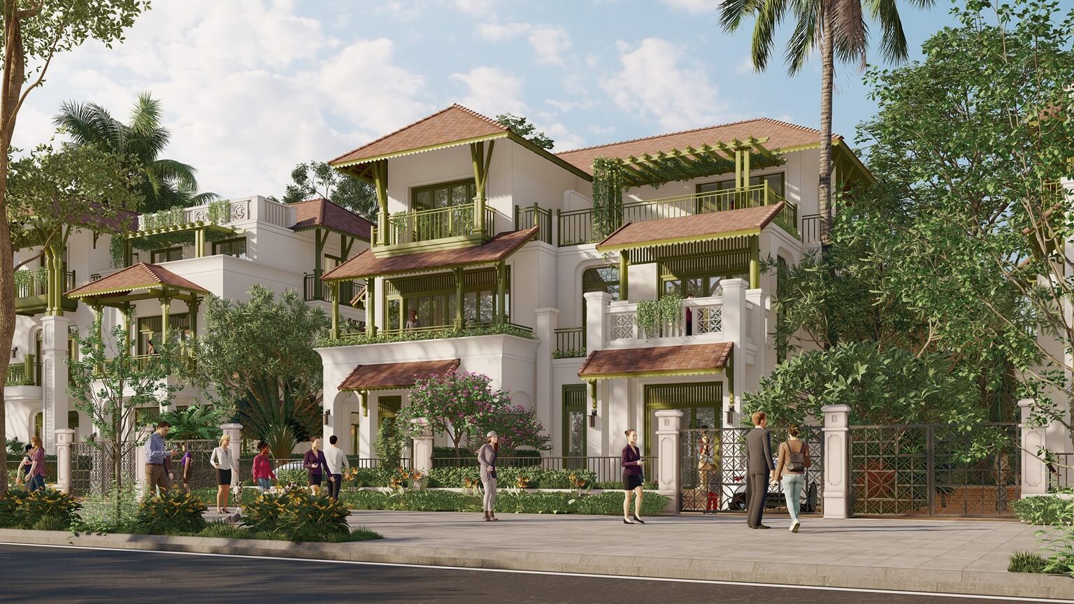 biệt thự đơn lập sun group mê linh