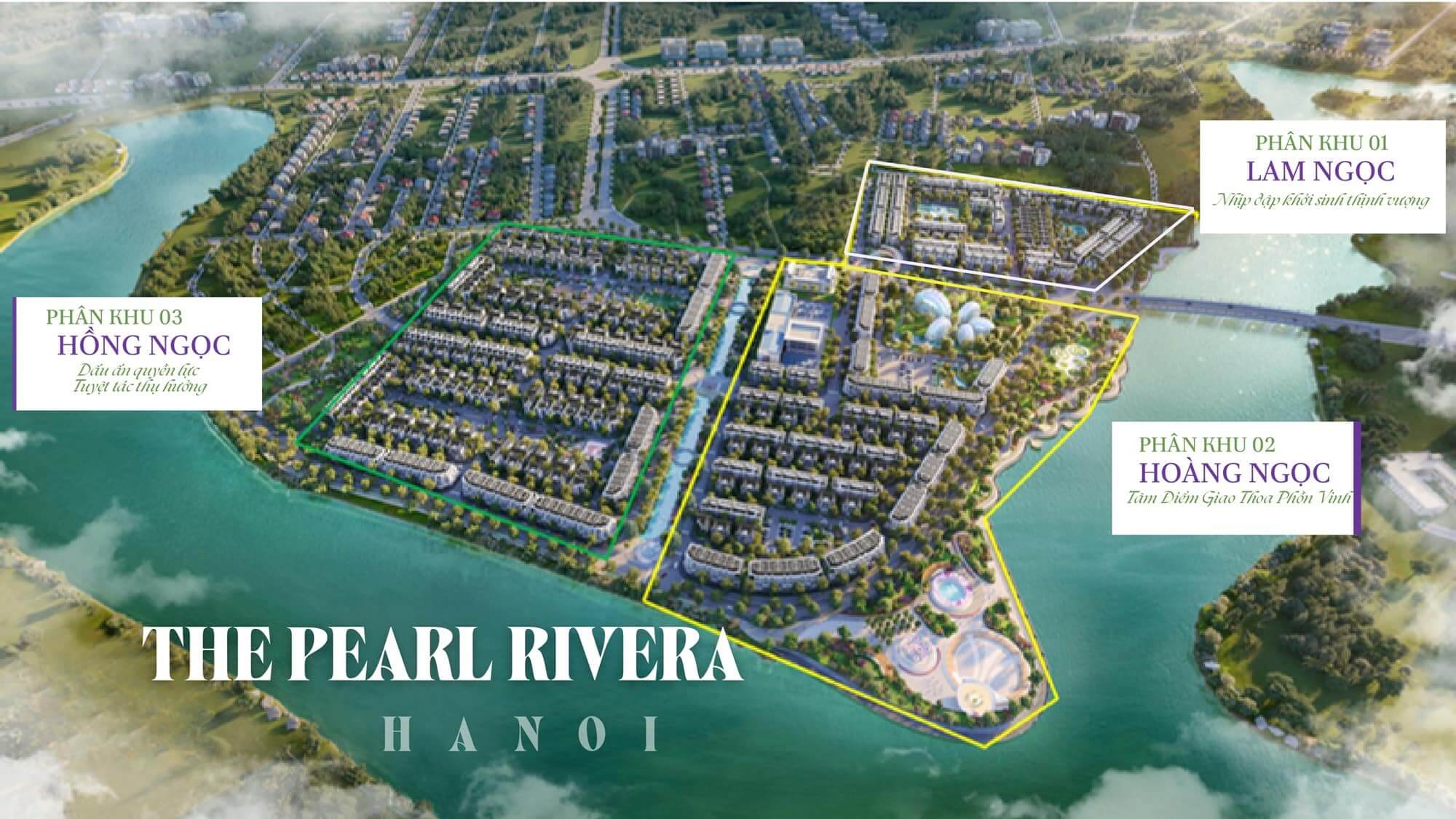 mặt bằng dự án pearl rivera hà nội mê linh