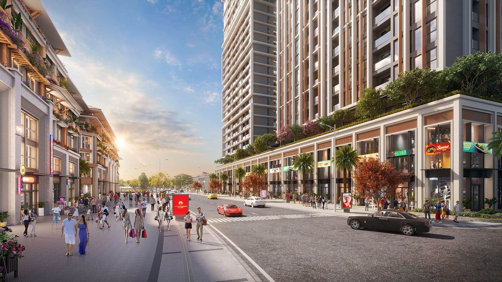 shophouse khối đế sun group mê linh