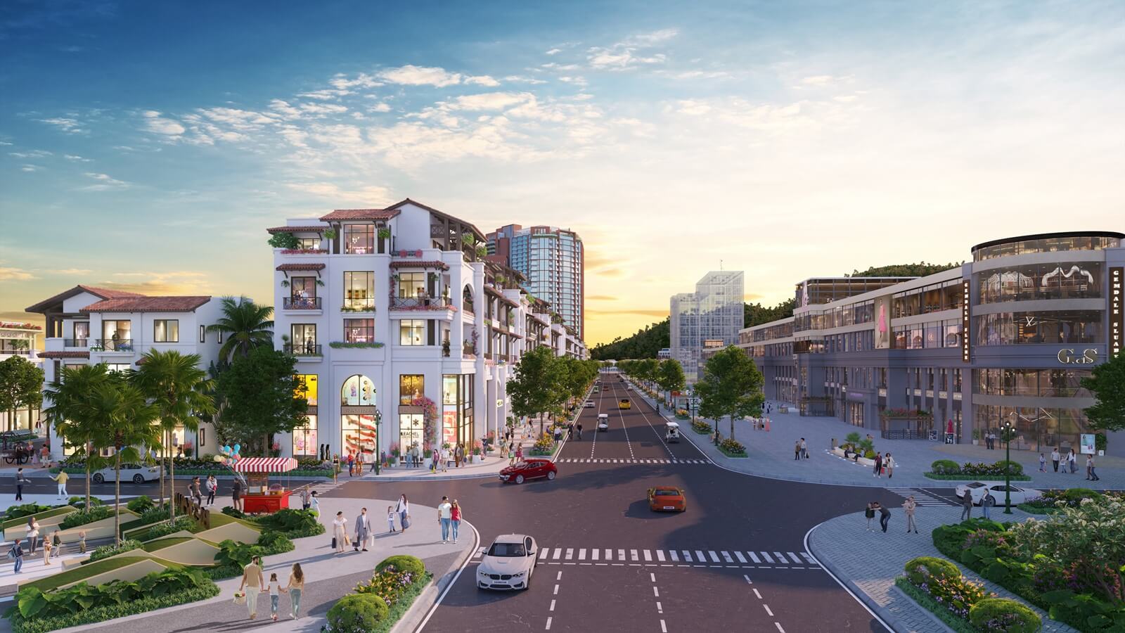 thấp tầng dự án sun group mê linh