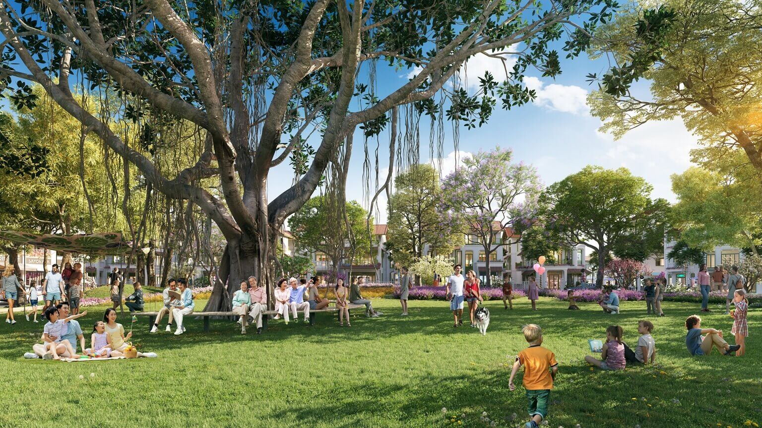 tiện ích dự án sun group mê linh