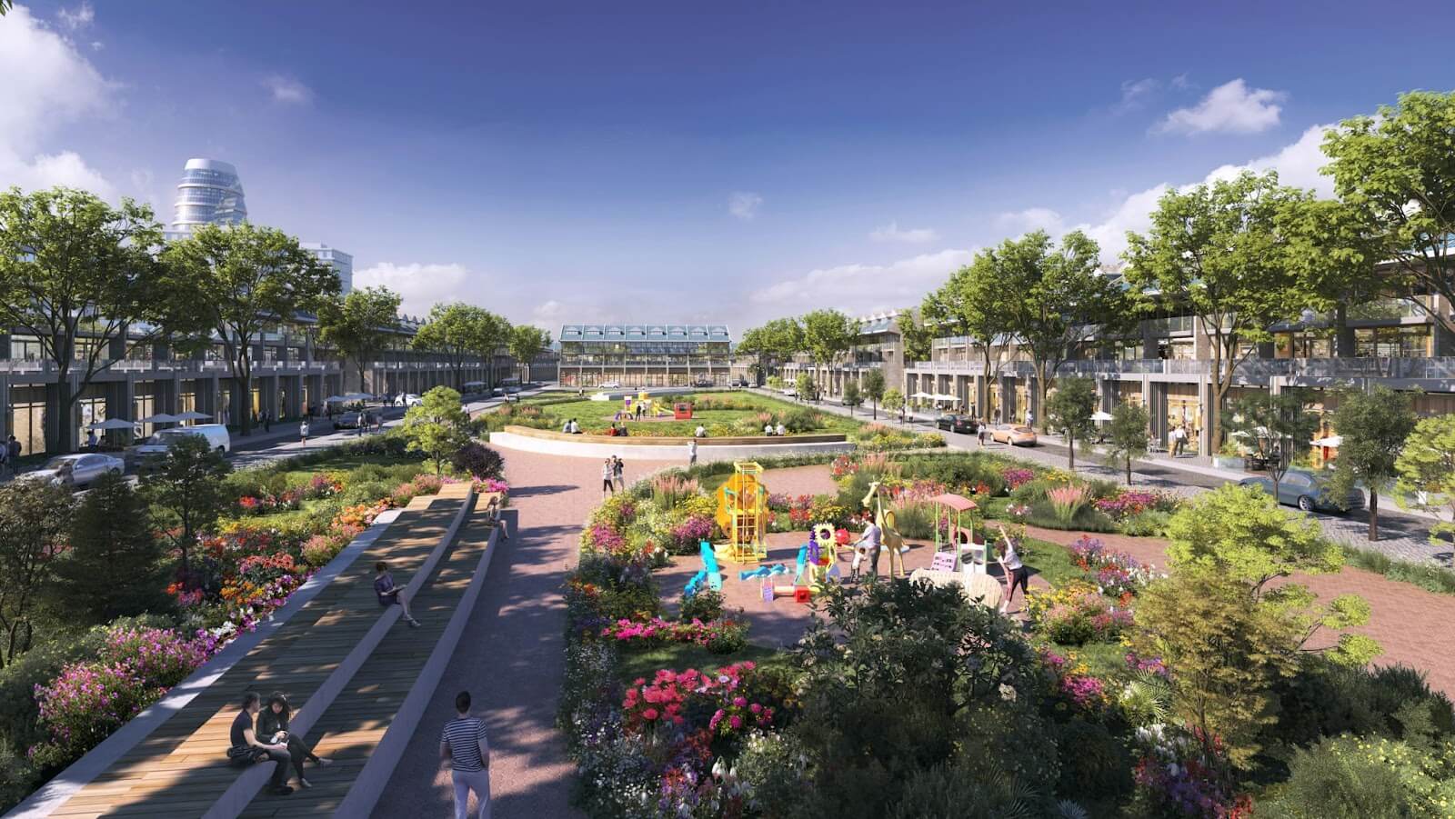 tiện ích dự án sun group mê linh