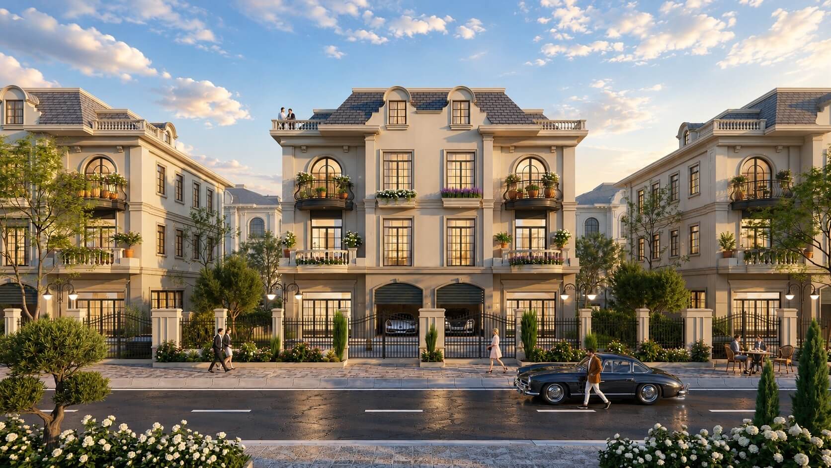 biệt thự song lập pearl rivera hà nội mê linh