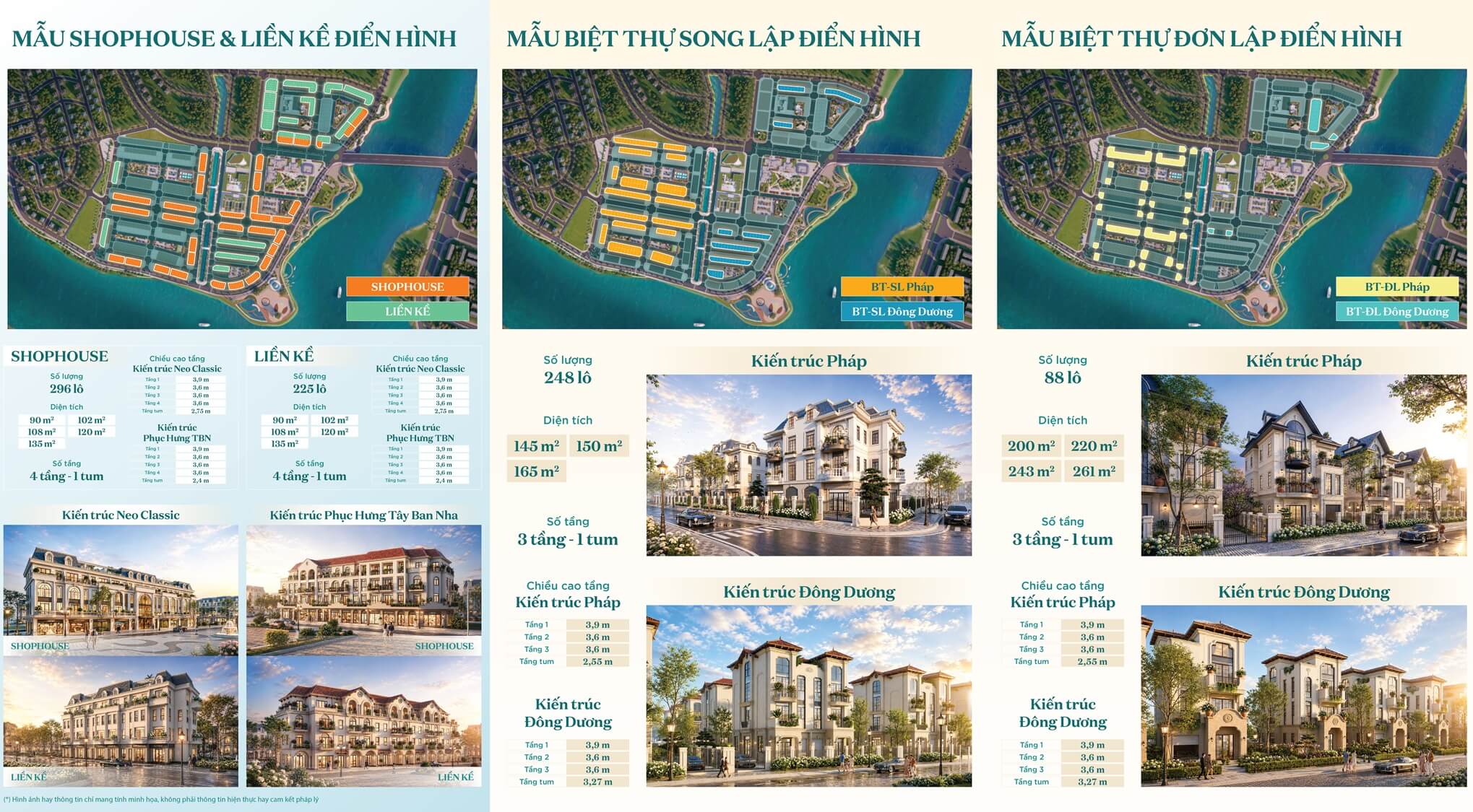 các loại sản phẩm dự án pearl rivera hà nội mê linh