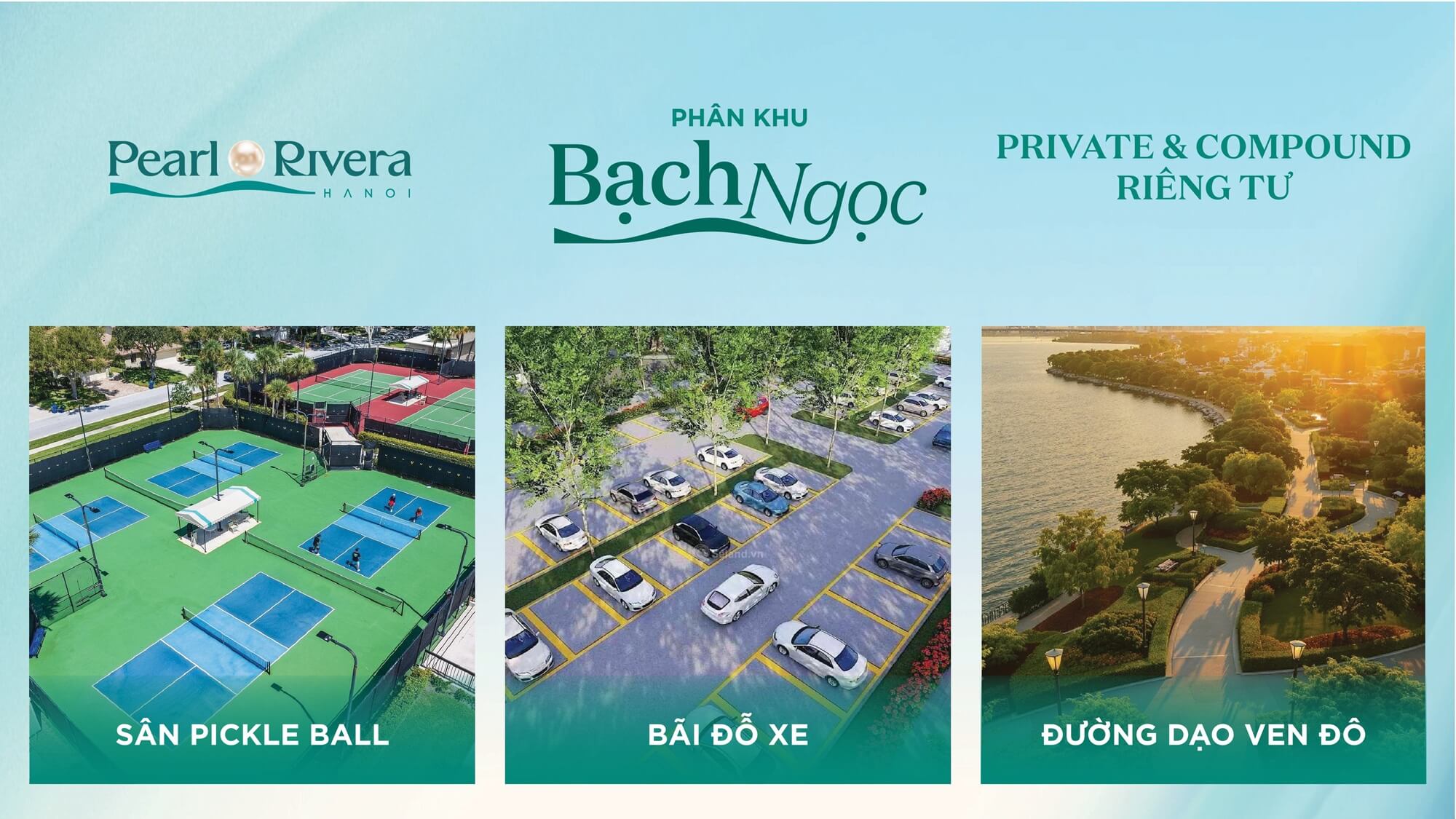 tiện ích dự án pearl rivera hà nội mê linh