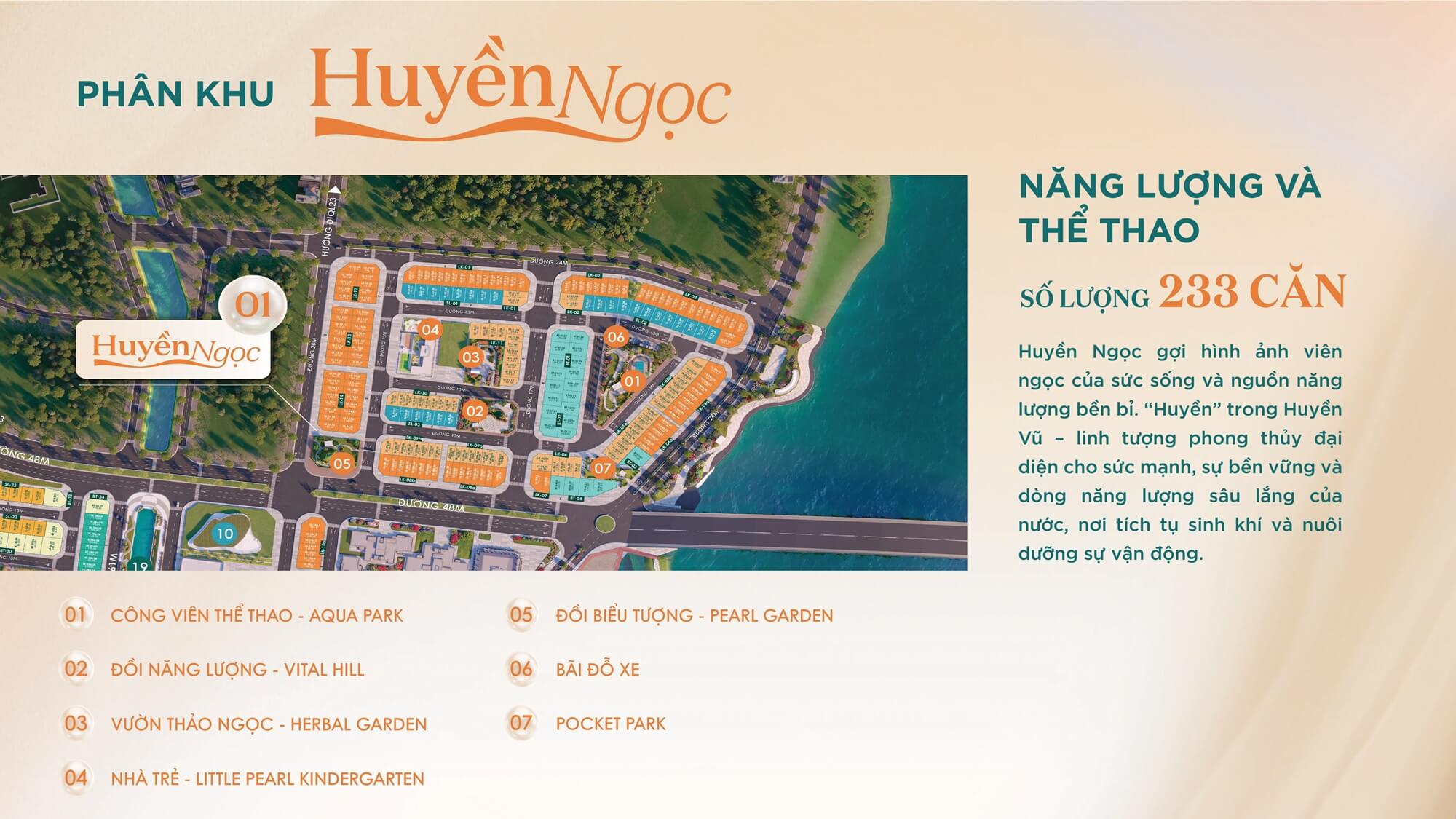 phân khu huyền ngọc dự án pearl rivera hà nội mê linh