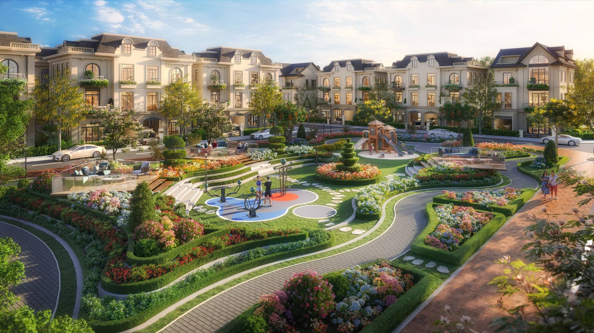 tiện ích dự án pearl rivera hà nội mê linh
